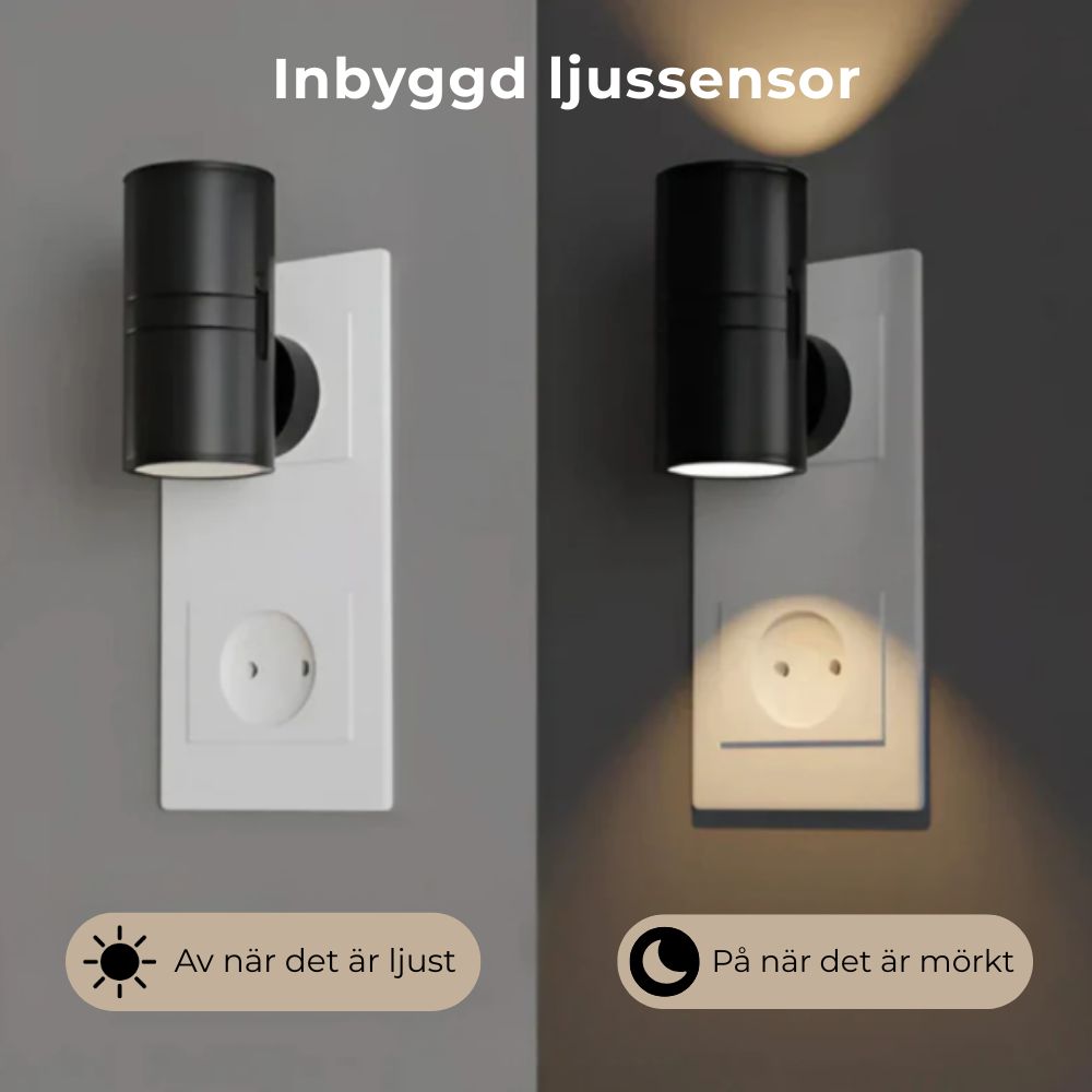 Alora - Trådlös Vägguttags Lampa