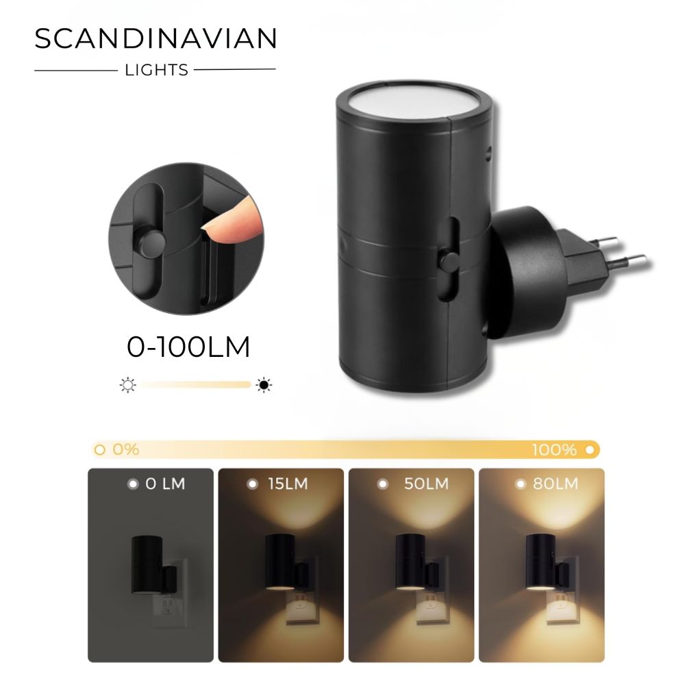 Alora - Trådlös Vägguttags Lampa